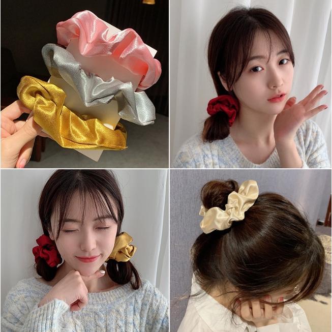 Dây buộc tóc Scrunchies Satin sang mịn HD48 (Ib số trên hình)