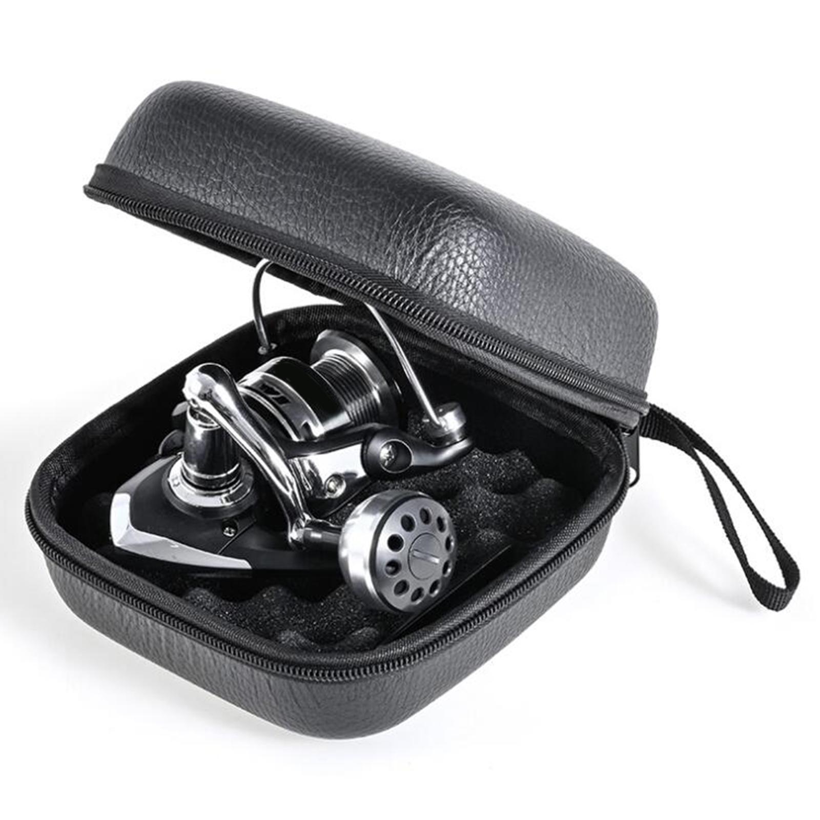 Portable EVA Fishing Reel Bag Shockproof Waterproof Reel Protective Case Fishing Tackle Storage Case for Fishing Reels