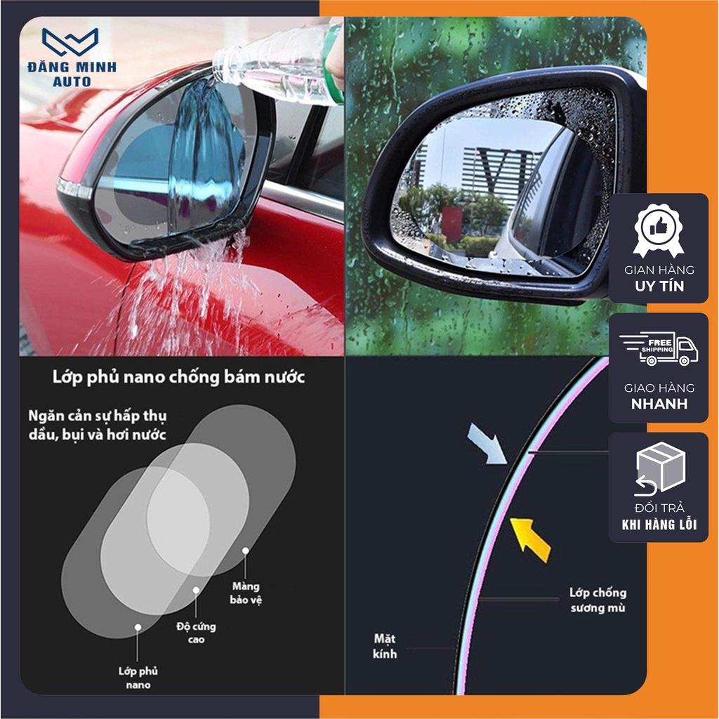 Miếng dán chống nước chống mờ kính gương chiếu hậu xe ô tô, xe hơi ST010