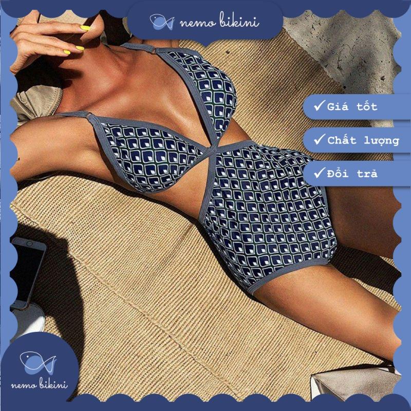 Nemo Bikini - Đồ bơi nữ, áo tắm, đồ bơi 1 mảnh liền thân tôn dáng cắt độc đáo họa tiết