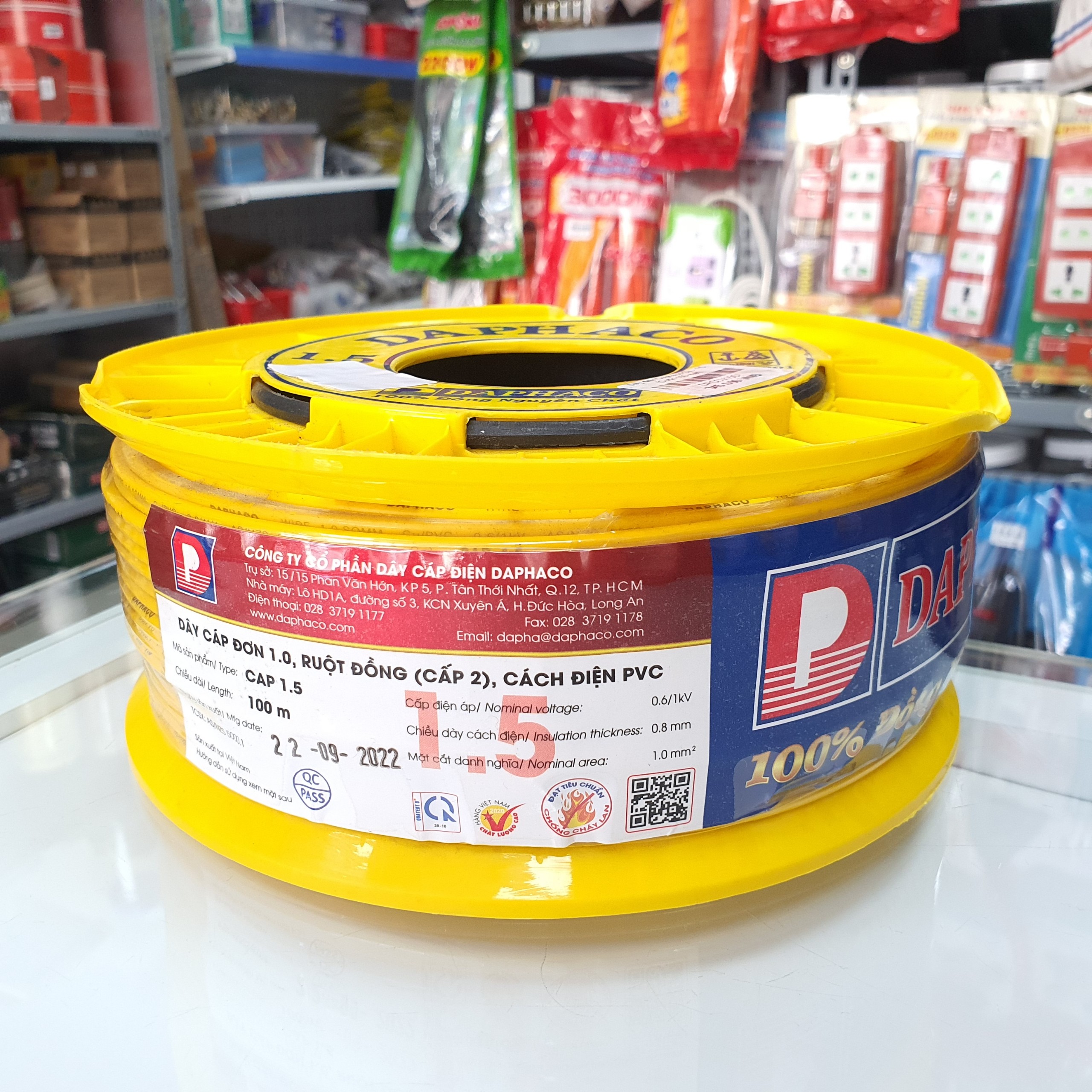 Dây điện Daphaco CV 1.0, CV 2.0, CV 3.5 Cáp điện lực hạ thế