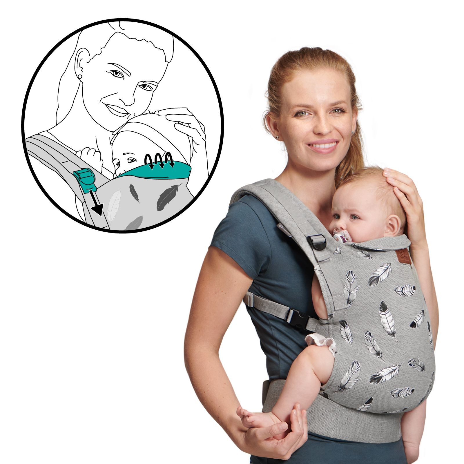 ĐỊU MILO KINDERKRAF DÀNH CHO BÉ TỪ 3 THÁNG ĐẾN 20KG - HÀNG CHÍNH HÃNG