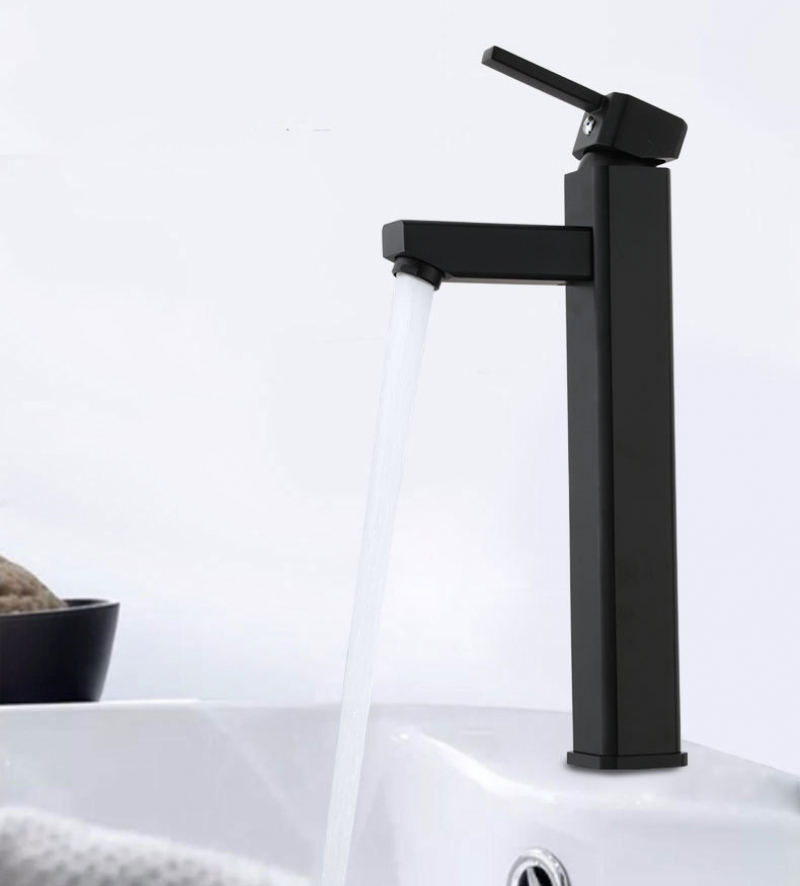 VÒI LAVABO CỔ CAO SƠN TĨNH ĐIỆN SANG TRỌNG 033