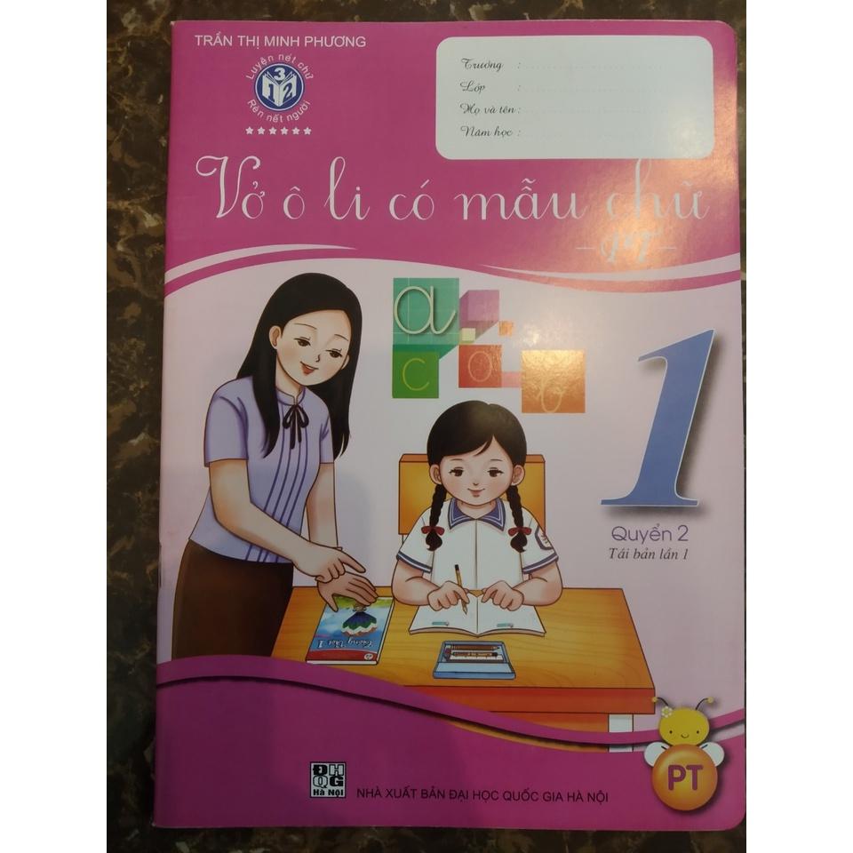 Sách - Vở Ô Li Có Mẫu Chữ Lớp 1 Quyển 2 - PT