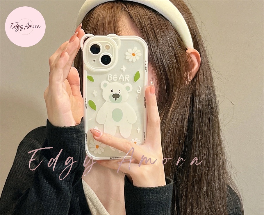 Ốp lưng Iphone chống sốc hình gấu trắng dành cho Iphone 11 / Phone 11 Pro / Iphone 11 Pro Max / Iphone 12 / Iphone 12 Pro / Iphone 12 Pro Max / Iphone 13 / Iphone 13 Pro / IPhone 13 Pro Max / Iphone 14/ Iphone 14 Pro / Iphone 14 Pro Max