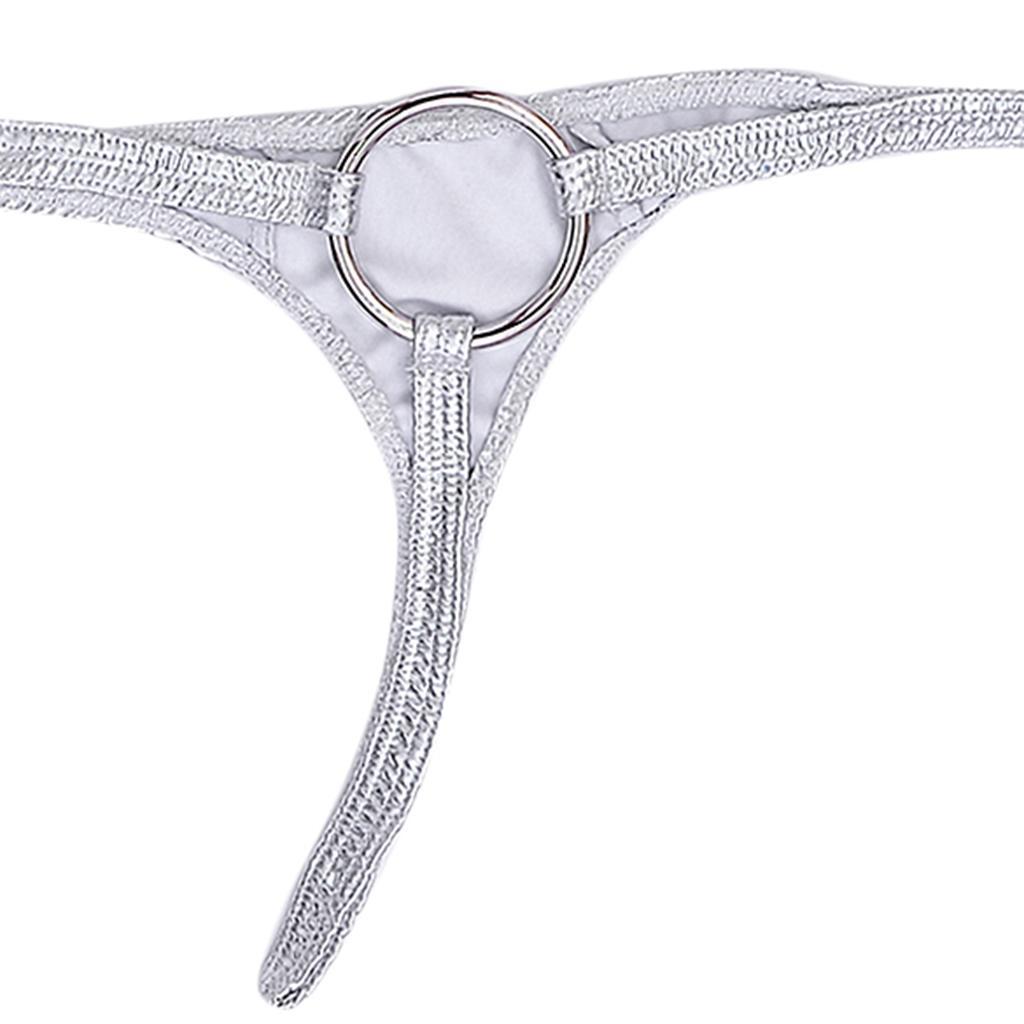 2-3pack Mens Open Ring Thong Jockstrap Stretch Underwear Shorts Brief G-string