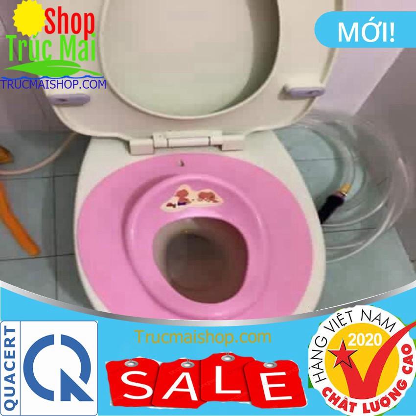 Kệ ngồi toilet cho bé - Miếng lót thu nhỏ bồn cầu nhựa Việt Nhật