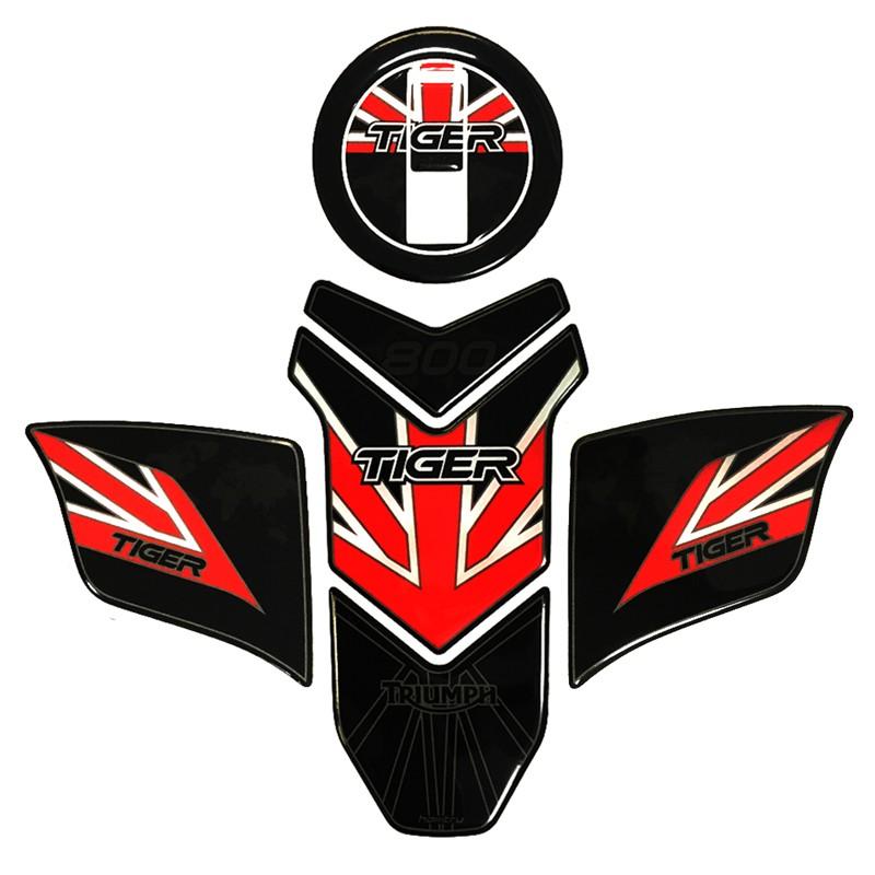 Miếng Dán Bảo Vệ Bình Xăng Xe Máy Chống Trượt 3d Cho Triumph Tiger 800 2010-2018