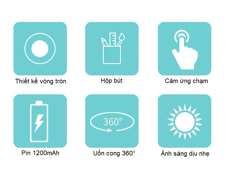Đèn Led Bể Bàn Cắm USB WS-8002 ( ĐÈN BÀN ÁNH SÁNG DỊU NHẸ