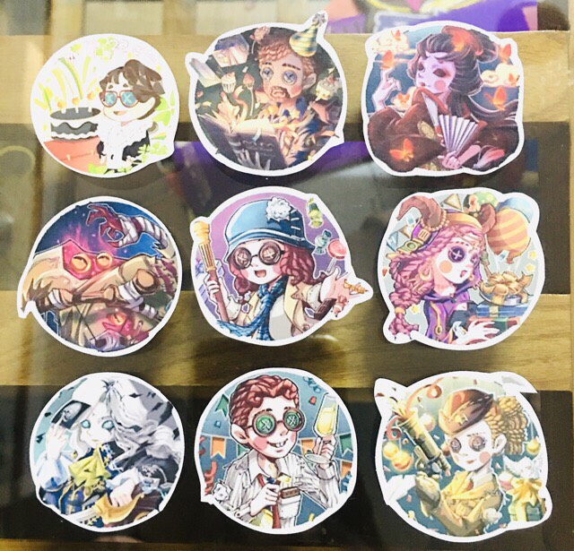 Sticker ảnh dán Identity V set 50 cái nhiều mẫu ( giao ngẫu nhiên )