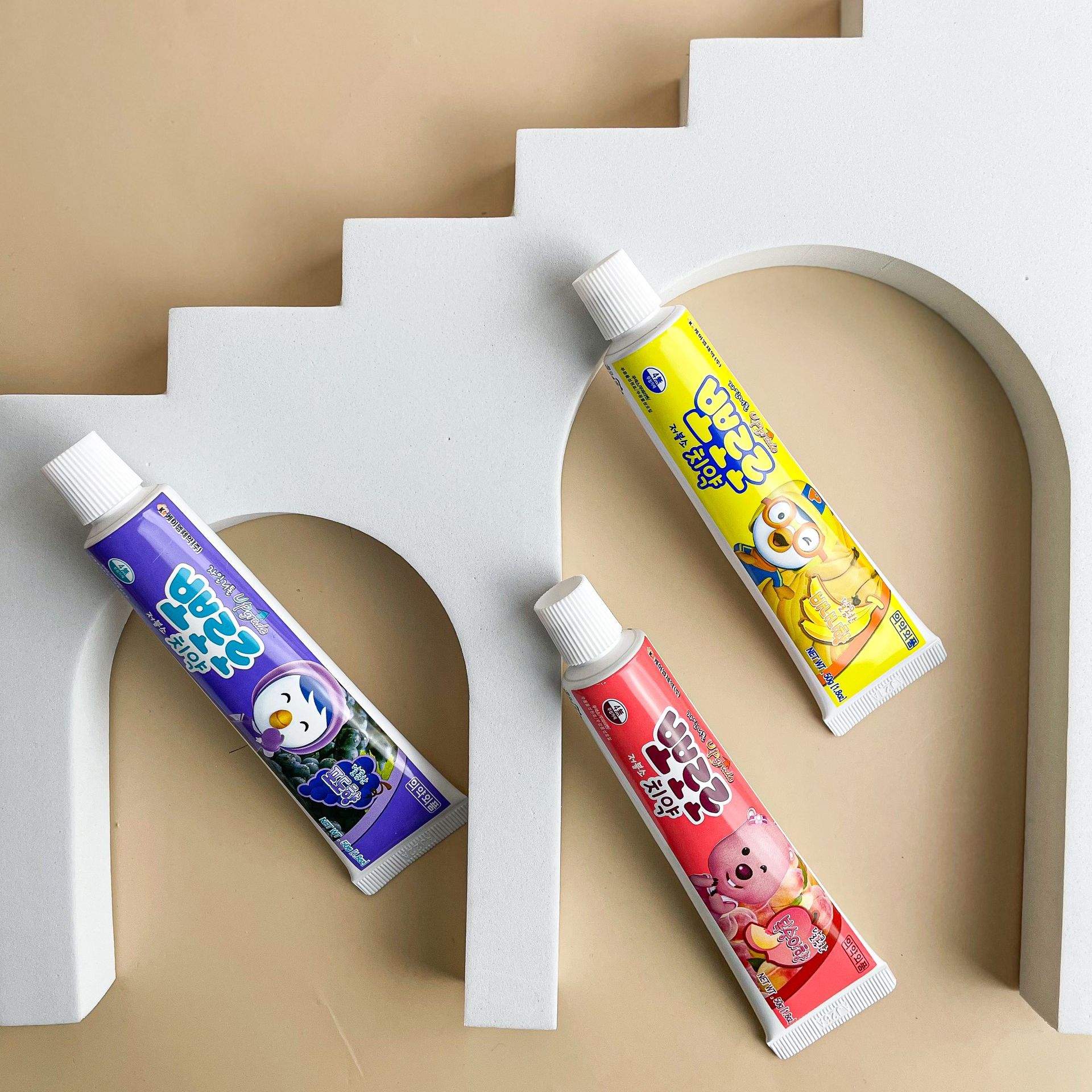 Kem đánh răng Pororo có thể nuốt được cho bé từ 3 tuổi - vị Chuối 50g