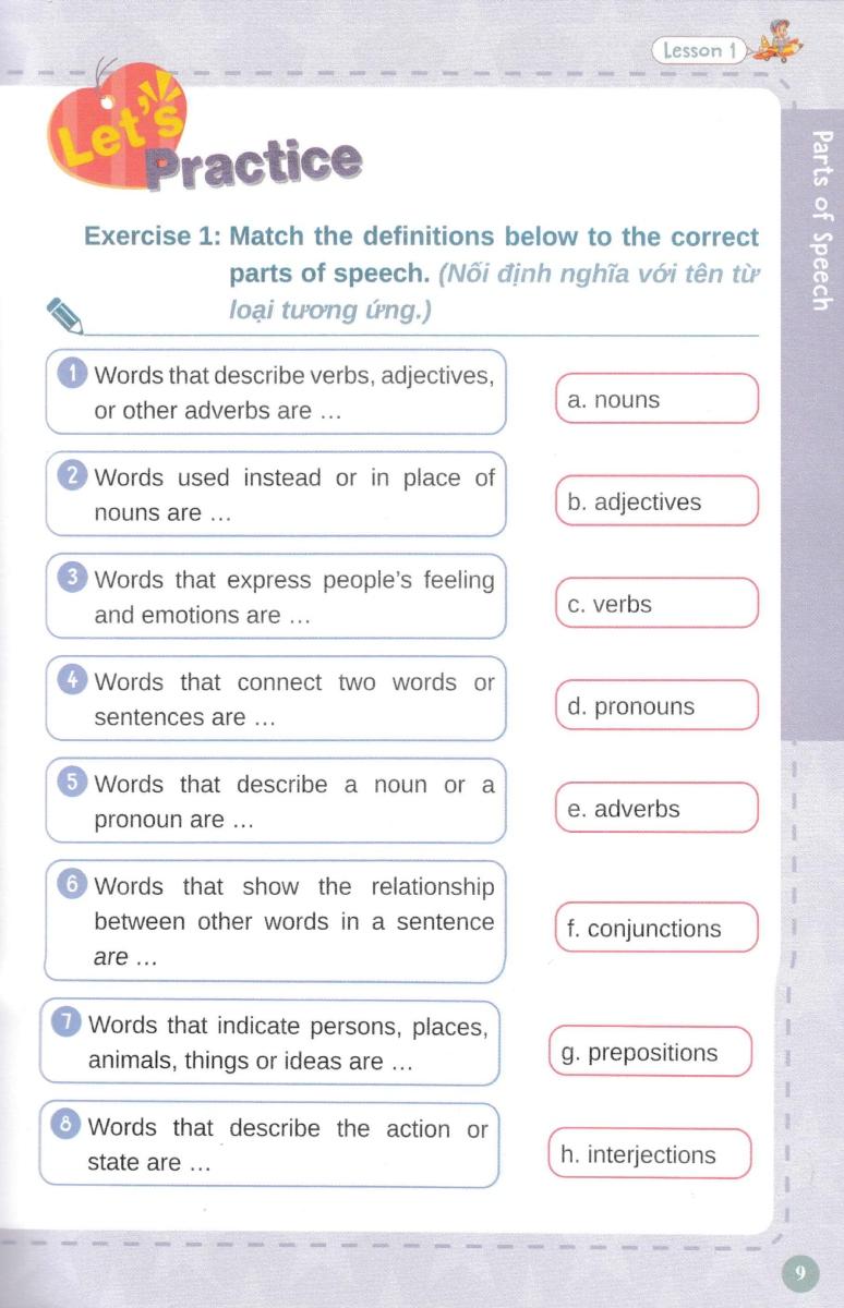 English Grammar For Flyers 1 - Có Đáp Án