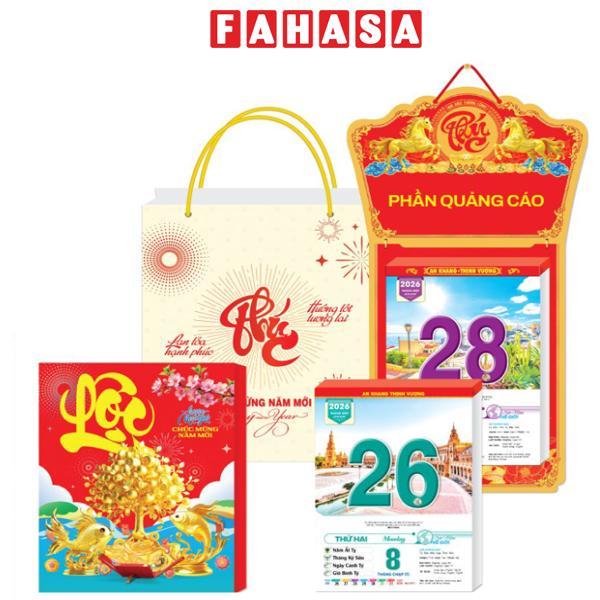 Lịch Bloc Cực Đại 2026 - Sắc Màu Thế Giới - Hạnh Phúc - Đại Việt Á DVA07 - Chữ Phúc