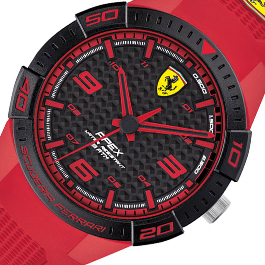 Đồng Hồ Ferrari Nam Dây Cao Su Quartz 0830748