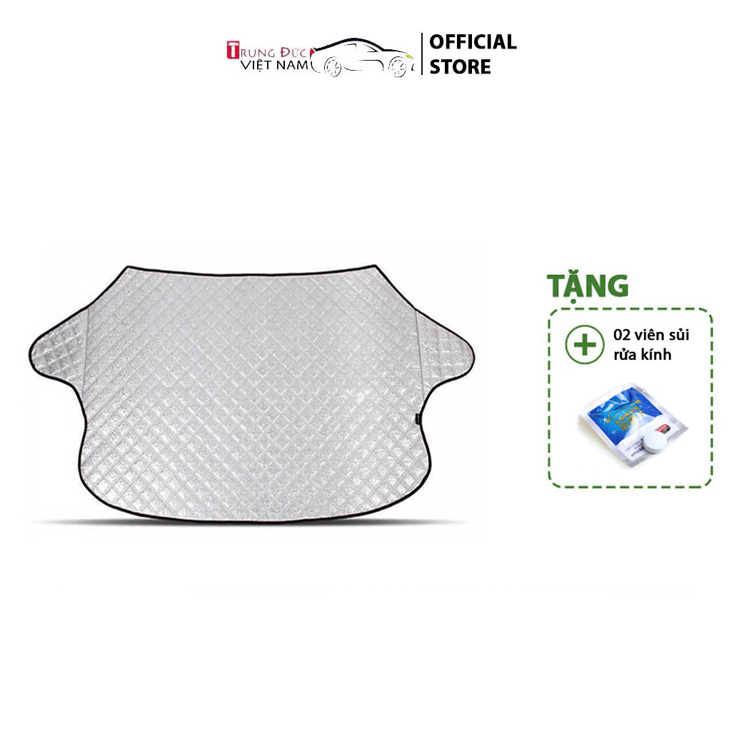 Tấm chắn nắng kính lái Ô tô, chống nóng, chống nước, bảo vệ xe ô tô - Quà tặng 2 viên sủi rửa kính - Hàng Chính Hãng