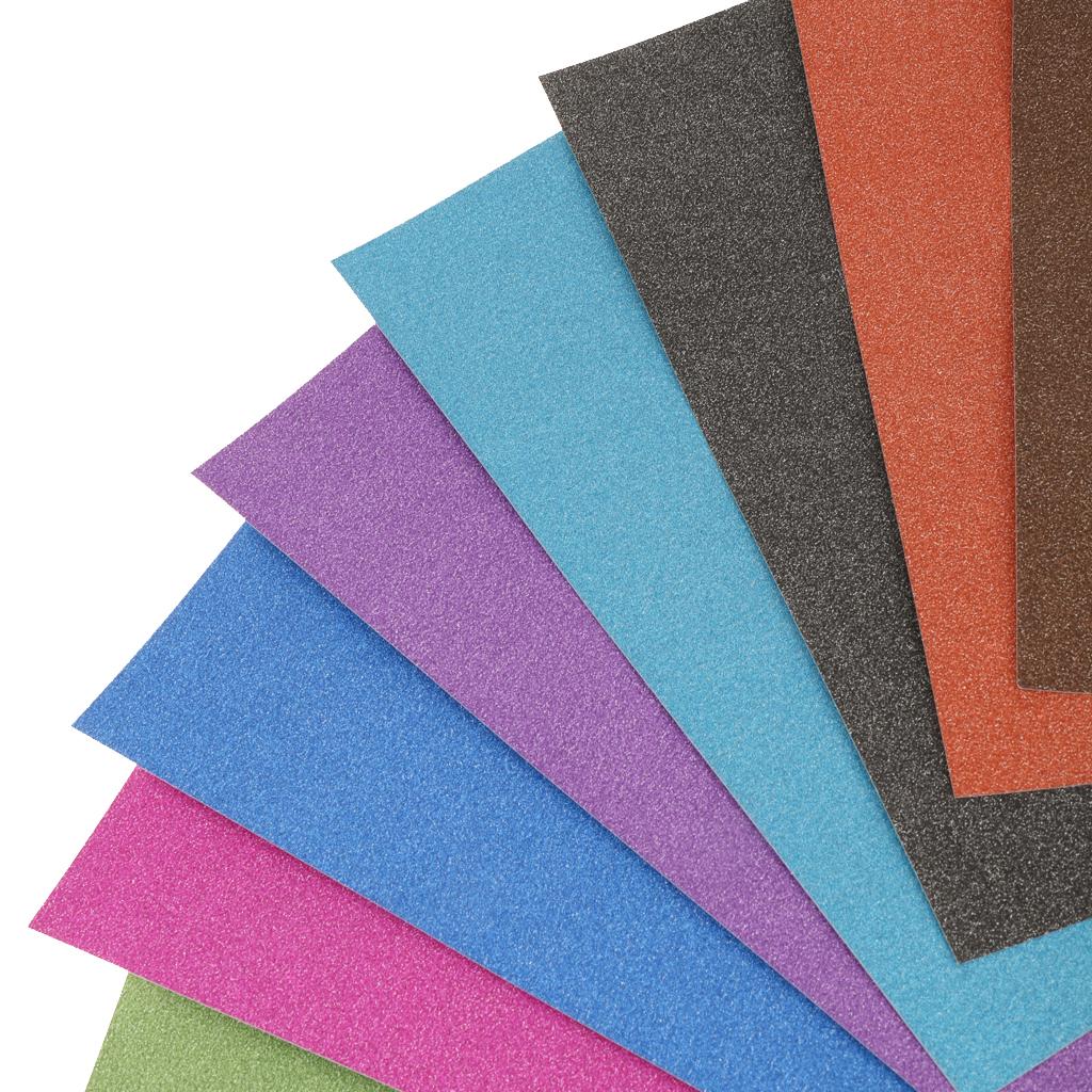 10 Tờ/Gói A4 Lấp Lánh Cardstock Giấy Thủ Công Giấy Các Loại Màu Sắc