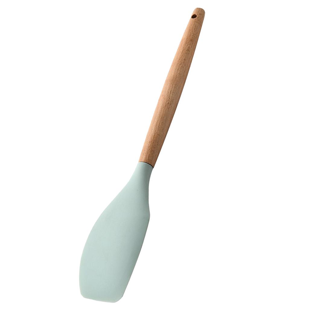 2pc Silicone Non Stick Spatula & Egg Whisk Kitchen Cooking Utensil Set Household