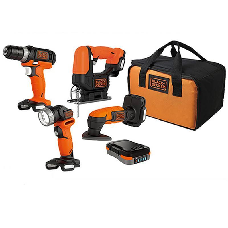 Bộ Combo GoPak Black&amp;Decker BDCK124S1S-B1