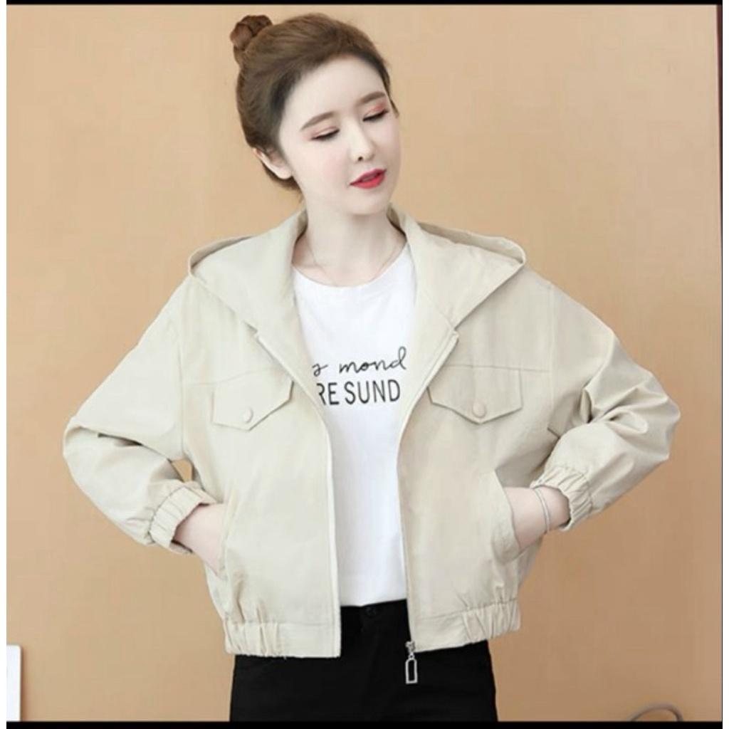 Áo khoác kaki lửng chống nắng nữ 2 lớp thiết kế tinh tế nhẹ nhàng quyến rũ hàng mới bao đẹp