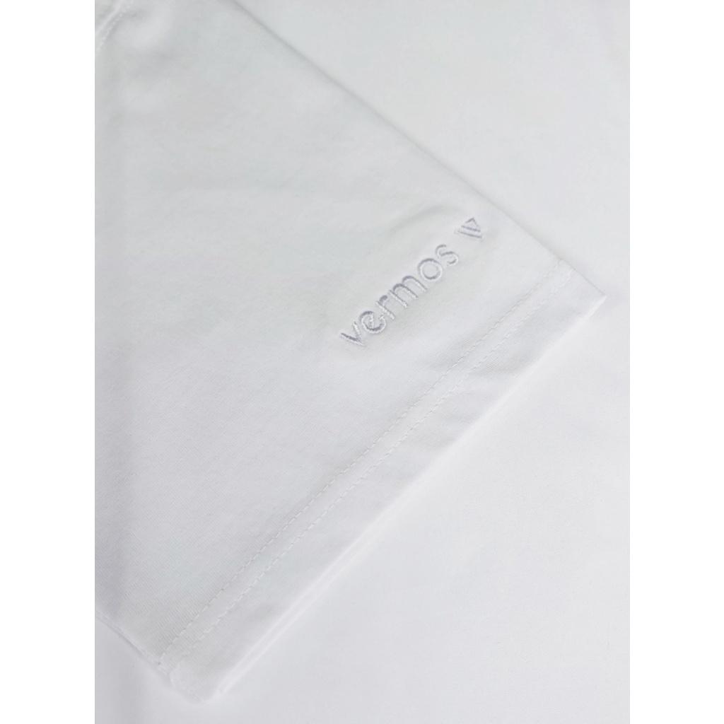 Áo Thun Vermos Signature Logo Tee White Blue