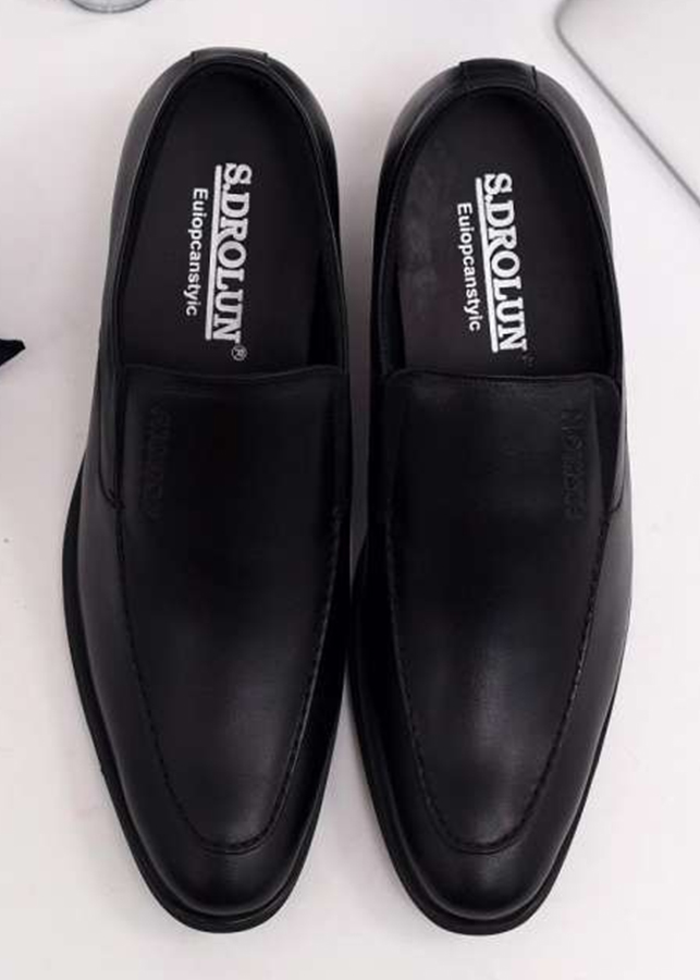 Giày Công Sở Tăng Chiều Cao 6 cm Da Bò LC16