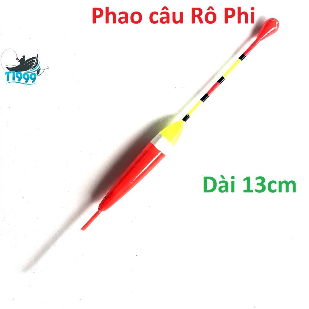 Phao câu đài Vàng Đỏ , Chuyên câu rô , dài 13cm - Top1VN