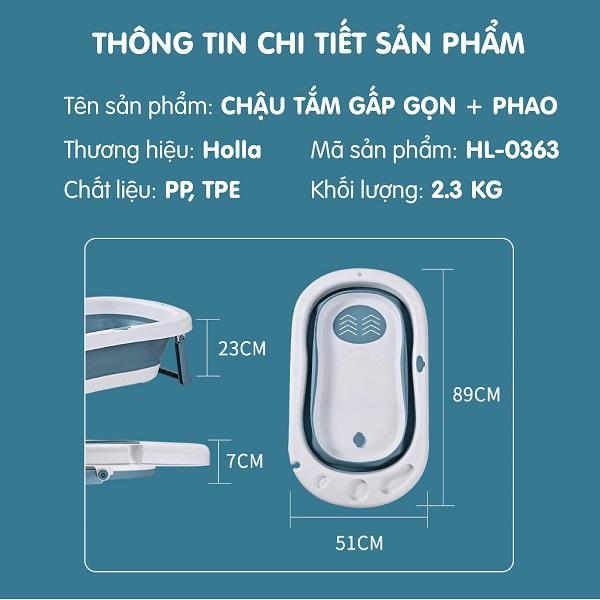 THAU/CHẬU TẮM EM BÉ KÈM PHAO HOLLA