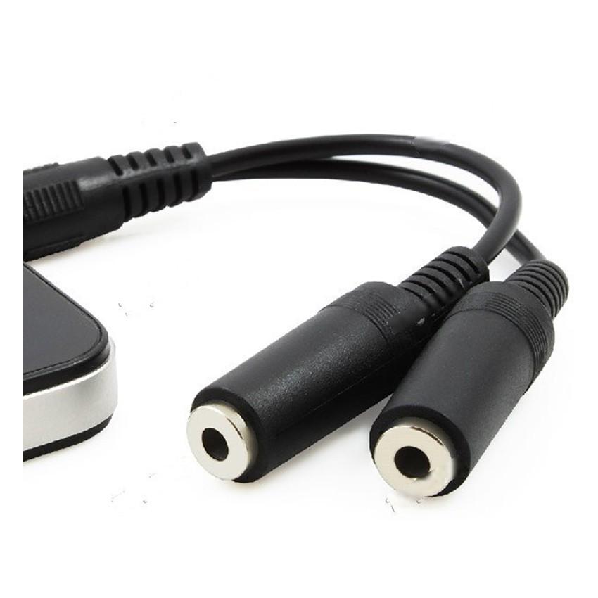 Cáp chia 1 ra 2 cổng Audio 3.5mm Unitek Y-C 901 (Đen) - HÀNG CHÍNH HÃNG