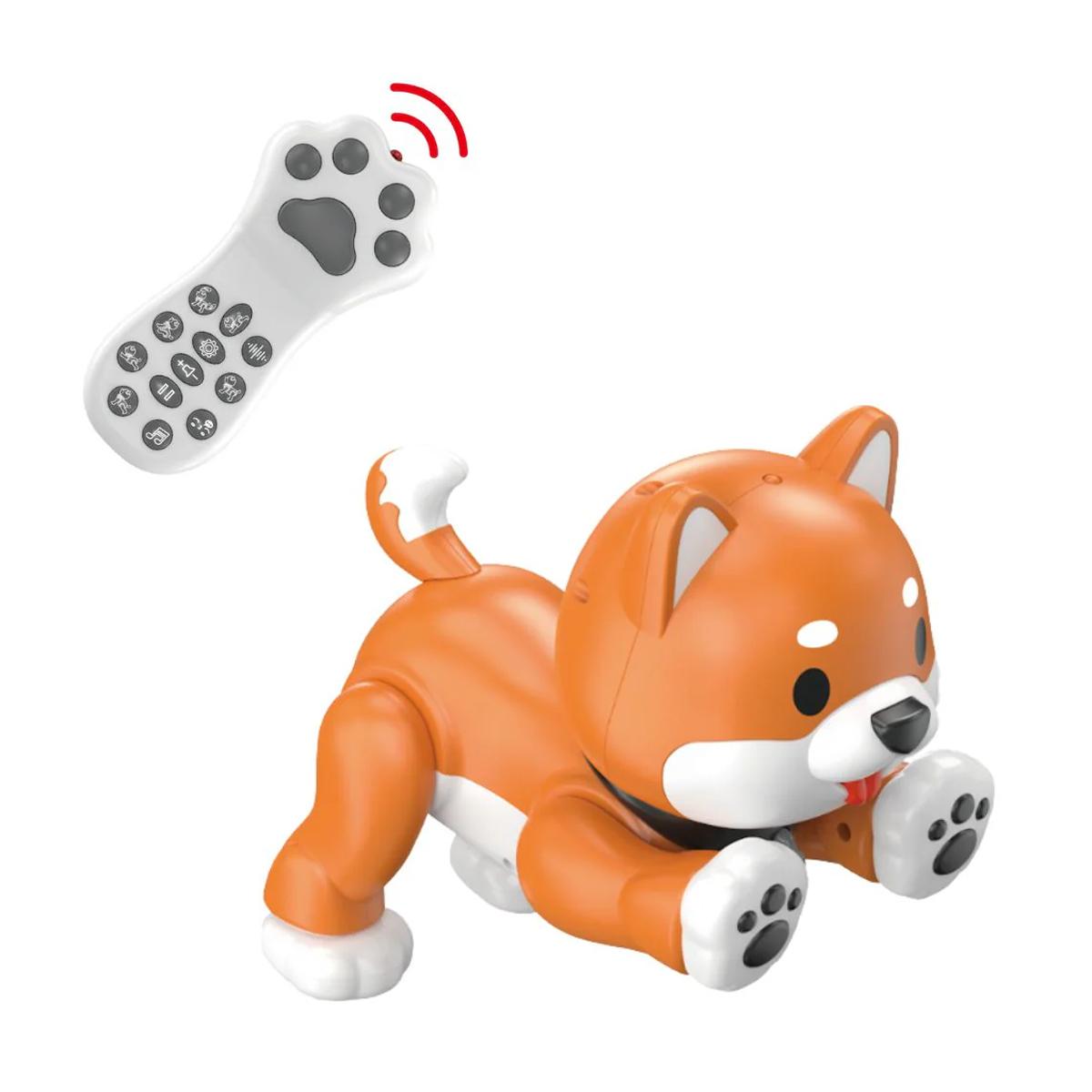 Đồ Chơi Robot Chú Chó Shiba Năng Động Có Điều Khiển - Vecto VTK47/BR - Màu Nâu