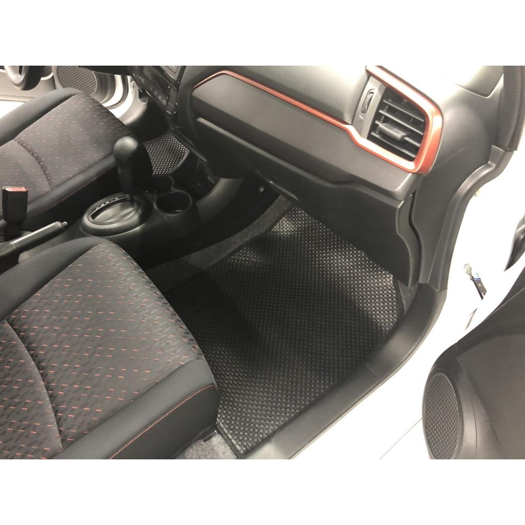 Thảm lót sàn ô tô KATA cho xe Honda Brio - Khít với sàn xe, Chống thấm, Không mùi, Không ẩm mốc