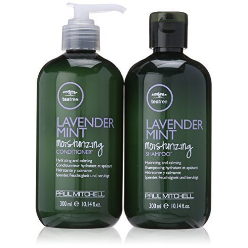 Bộ dầu gội xả Paul Mitchell Lavender Mint Moisturizing dưỡng ẩm mềm mượt tóc Mỹ 300ml