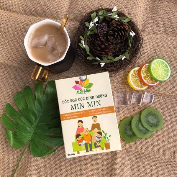Bột Ngũ Cốc Dinh Dưỡng Min Min 500g - Ngũ Cốc Lợi Sữa Min Min Từ 18 Loại Đậu+ Hạt Cao Cấp