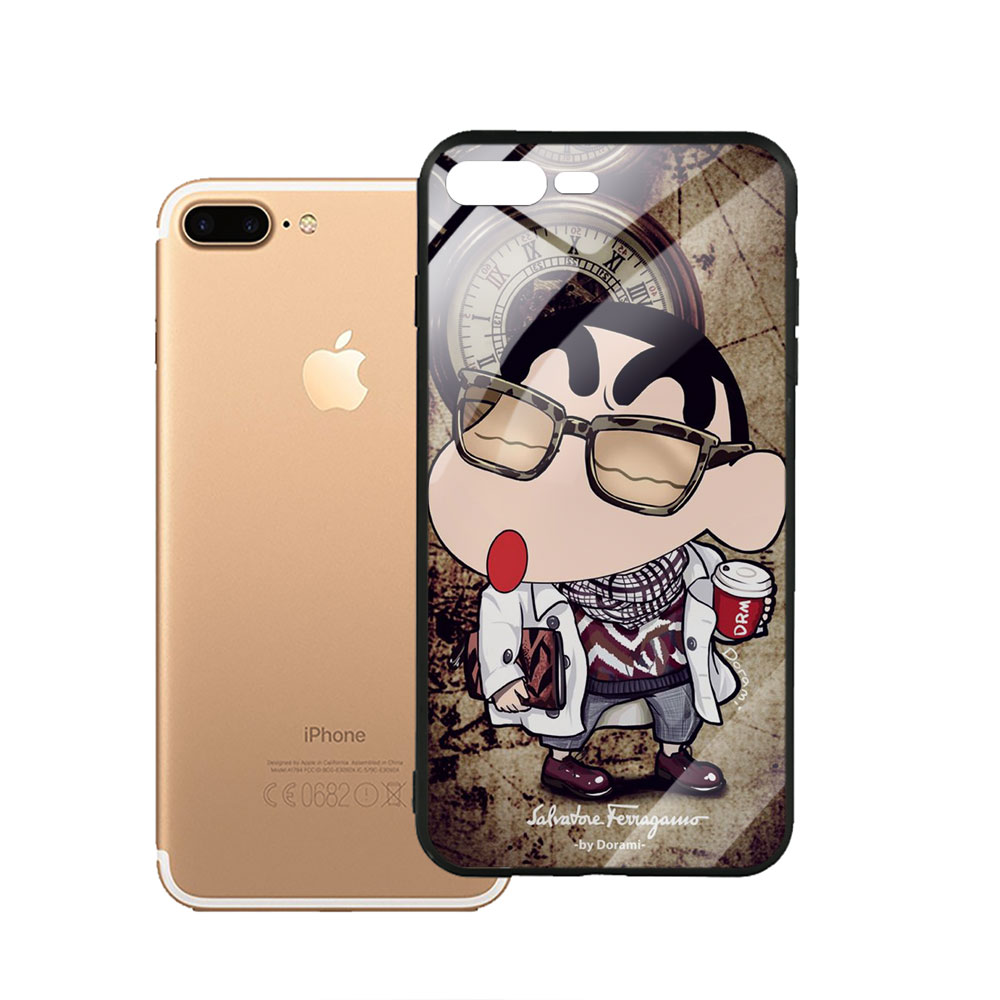 Ốp Lưng Kính Cường Lực cho điện thoại Iphone 7 Plus / 8 Plus - Shin
