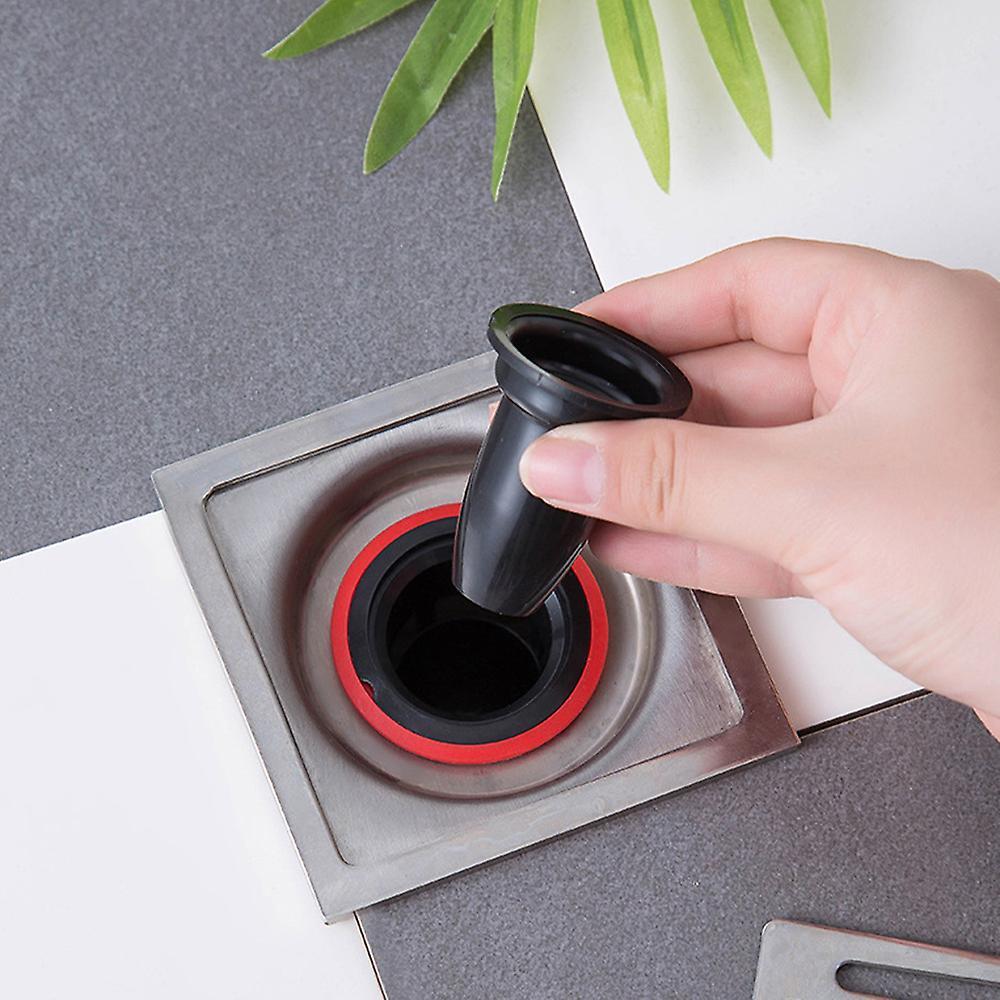 4PCS chống cháy sàn cao su chống cháy cống thoát nước cho phòng tắm không có bộ lọc