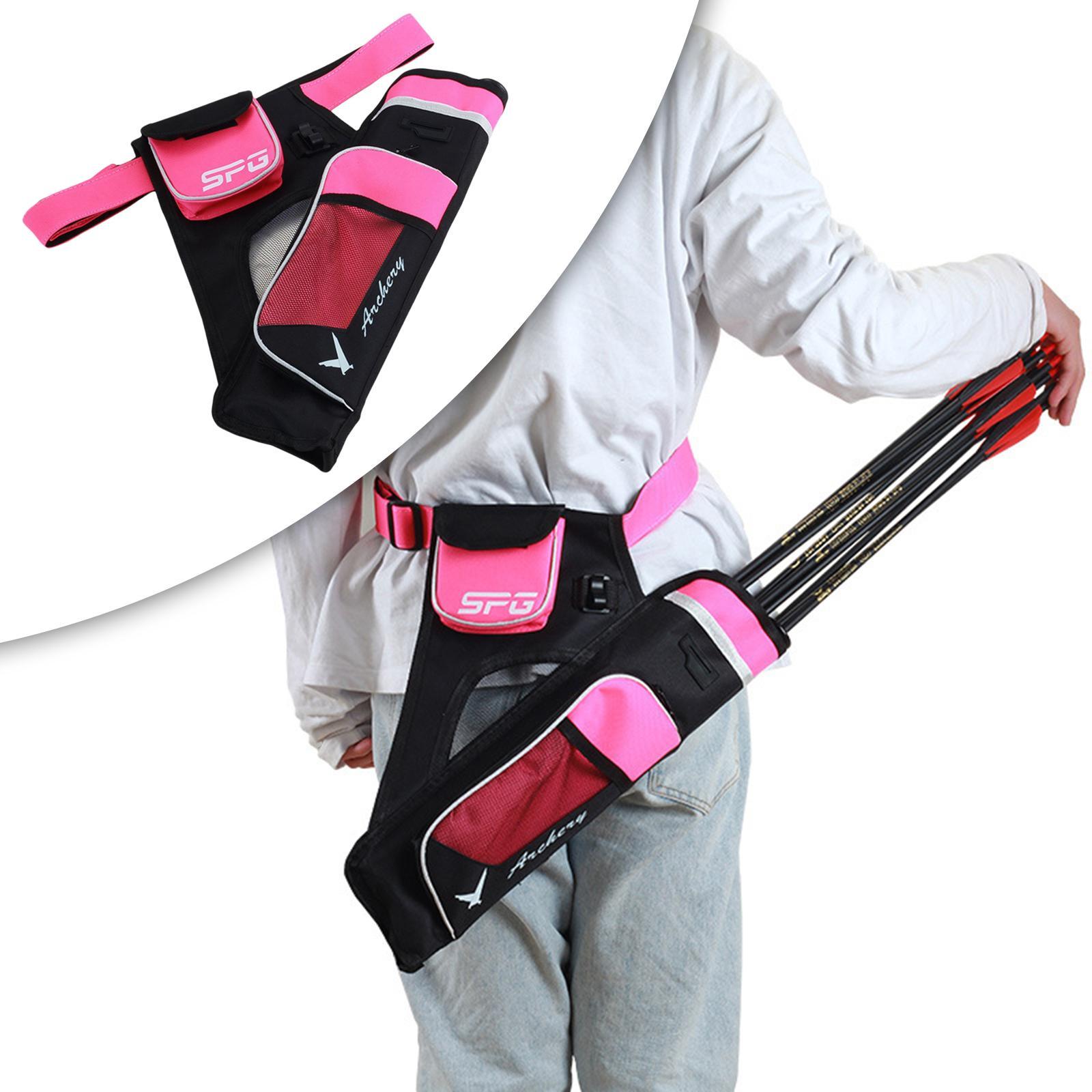 3 Tube Quiver Waist Bag Holder for Recurve Compound Bow Practice
