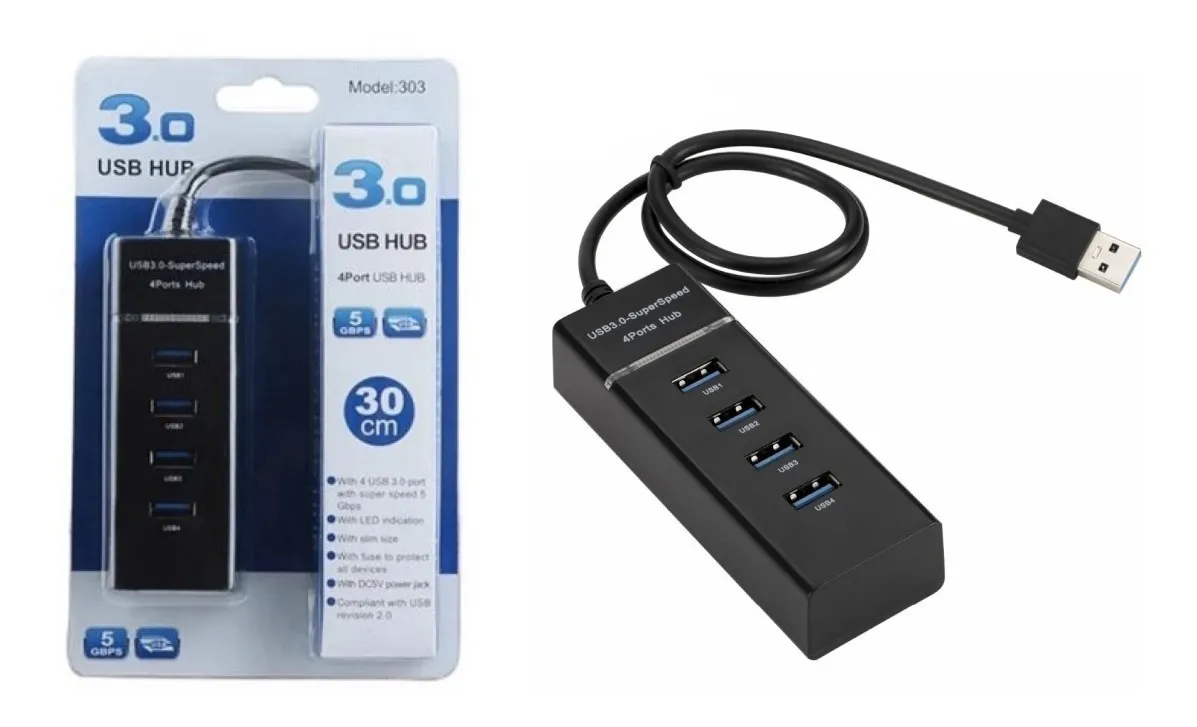 Bộ Chia Usb 4 Cổng 3.0 Giao Màu Ngẫu Nhiên - HomeComputer