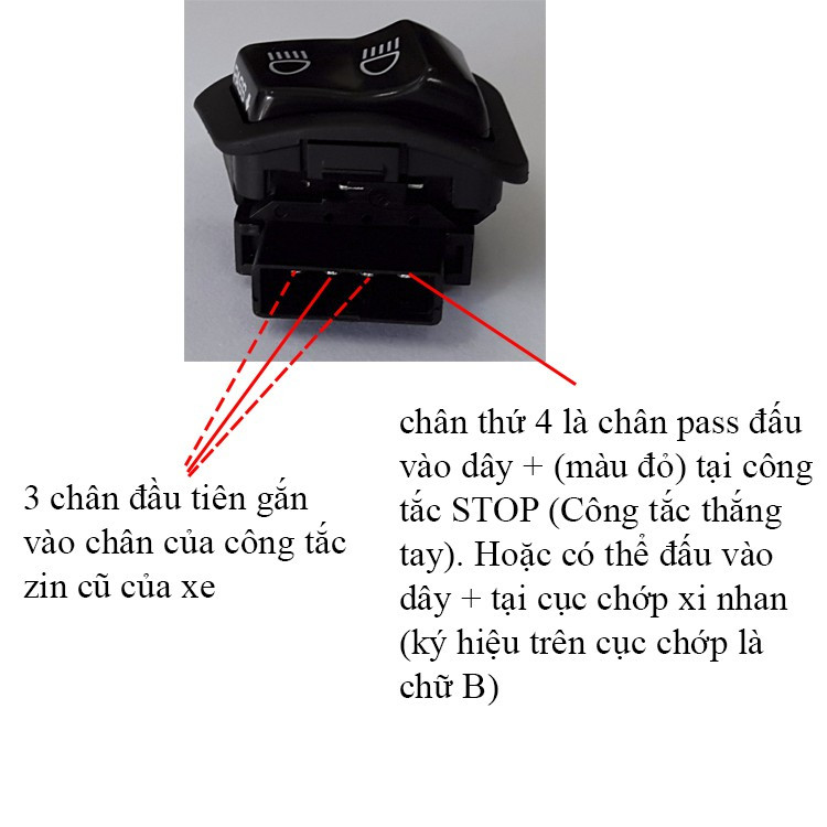 Công tắc passing SH có jack cắm - Công tắc chuyển đèn tích hợp Pasing ( Không Dây / Có Dây ) Green Networks Group ( 1 Cái )