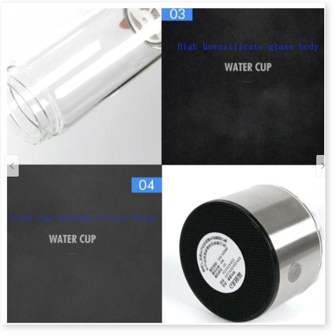 Bình giữ nhiệt ION hoá Hydrogen Cool Water 450ml 2 lớp thuỷ tinh Gia Dụng SG