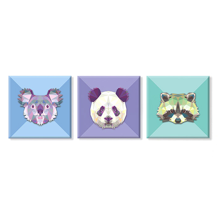 Bộ Tranh Canvas "3  Chú Gấu"- W112