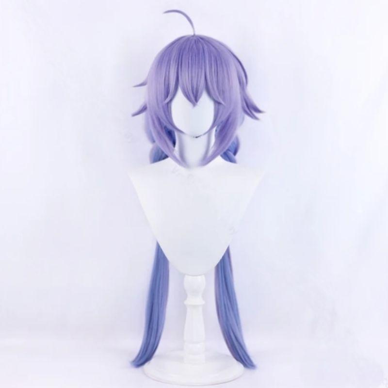 Wig/Tóc giả cosplay Bailu - Honkai Star Rail màu tím mix siêu đẹp