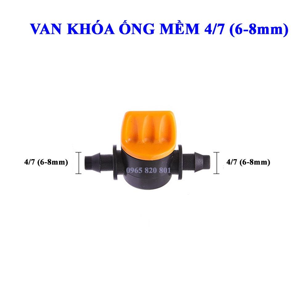 Van khoá ống mềm 6mm