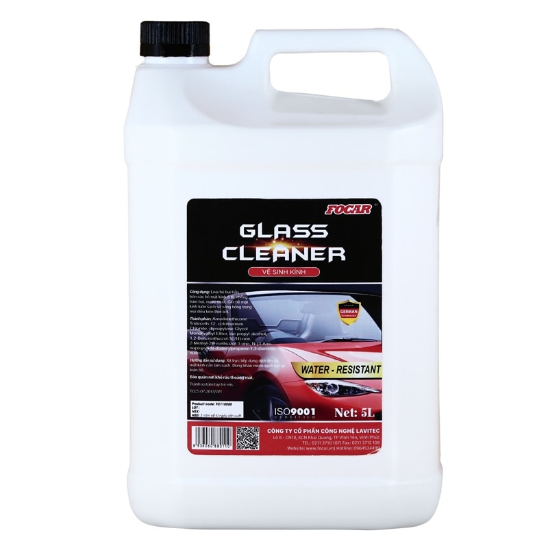 Dung dịch vệ sinh kính FOCAR GLASS CLEANER 5L