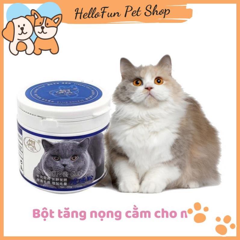 Bột tăng nọng cằm và form mặt bánh bao cho mèo Friend Baby (200g)