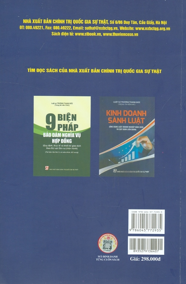 Cẩm Nang Pháp Luật Ngân Hàng (Nhận diện những vấn đề pháp lý) (Tái bản có sửa chữa, bổ sung)