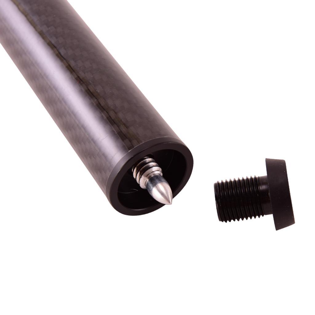 Professional Aluminum Pool Cue Extension Extender for  Billiards Black