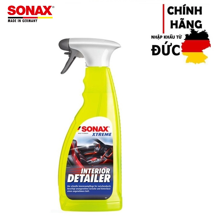 Dung dịch vệ sinh và bảo dưỡng nội thất ô tô Sonax 220400 Xtreme Interior Detailer - HÀNG NHẬP KHẨU