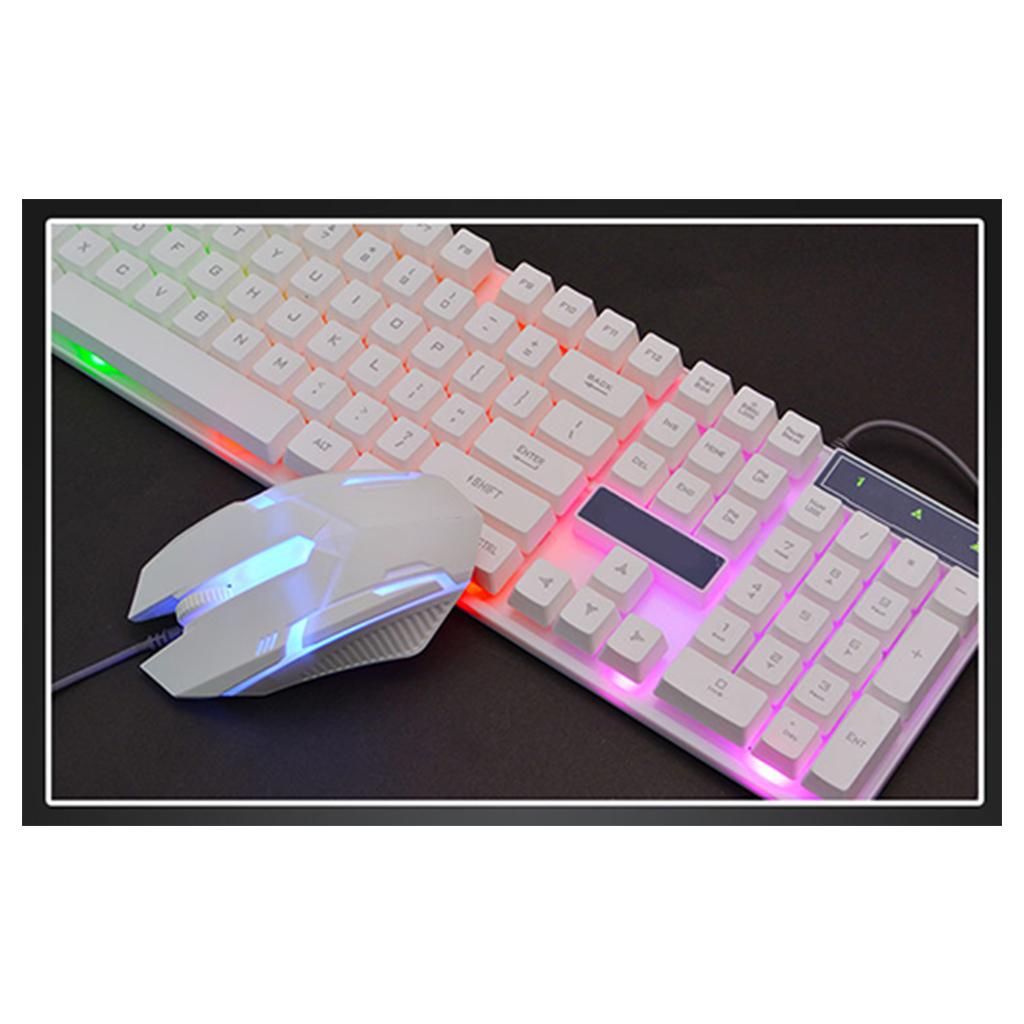 Gaming Keyboard Mouse Combo Set RGB LED Backlight