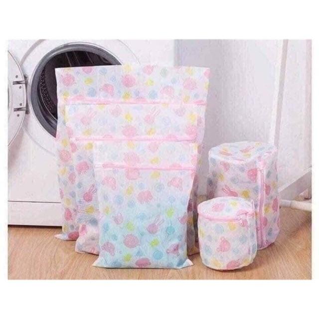 Set 5 túi giặt hoa nhiều kích cỡ