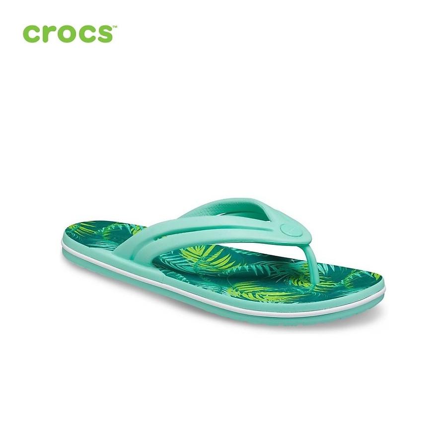 Dép Xỏ Ngón Nữ Crocs Tropical Crocband 207178