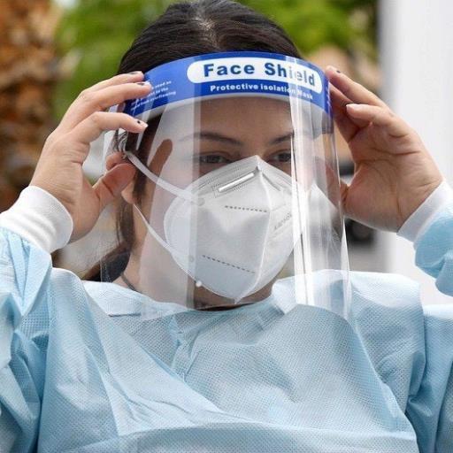 Kính chống giọt bắn phòng dịch face shield  cao cấp có dây đeo trong suốt tiện lợi an toàn